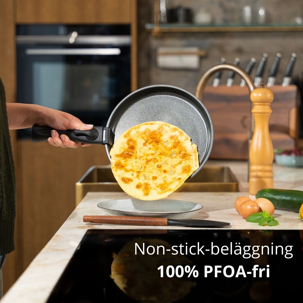 CookingTotem®, Stapelbara non-stick-pannor i 5 delar, PFOA-fria